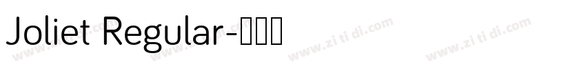 Joliet Regular字体转换